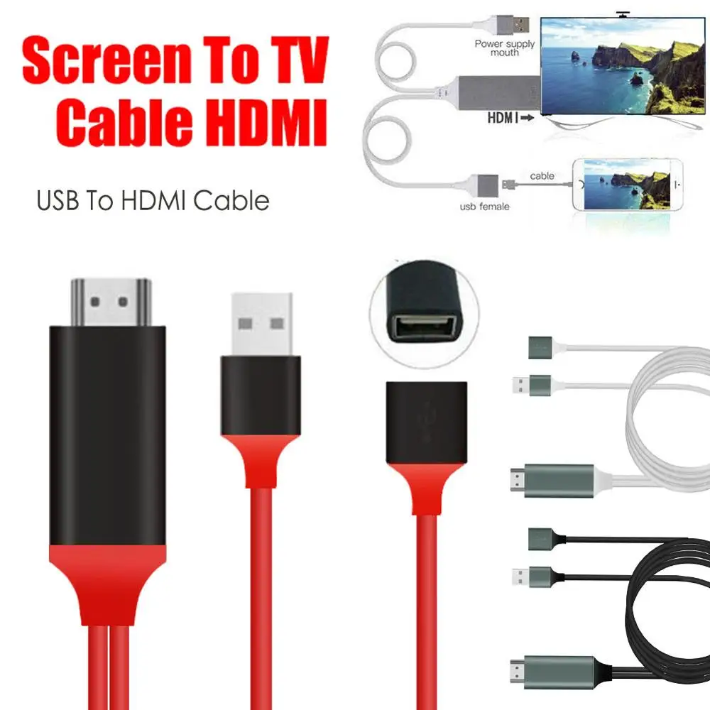 1080p Hd Usb To Hdmi Mobile To Tv Conversion 4k Hdmi Cable 2m Audio Video Converter For Apple Android Type C Tablet Tv Screen Hdmi Cables Aliexpress 1080p Hd Usb To Hdmi Mobile To Tv Conversion 4k Hdmi Cable 2m Audio Video Converter For Apple Android Type C Tablet Tv Screen Hdmi Cables Aliexpress