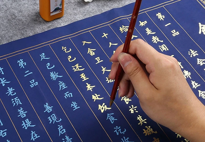 120G Gold/Silber/Weiß/Rot Kalligraphie Tinte Chinesische Malerei Metallic Pigment Farbe Für Schreiben Schreibwaren Büro liefert – Detail 11