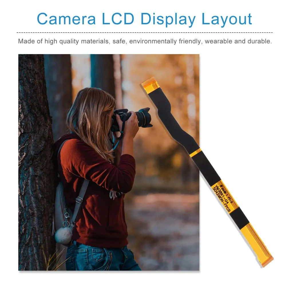 Для Olympus E-PL5 EPL5 E-PL6 EPL6 ЖК-шлейф соединительный кабель ленточный кабель для камеры Re пара часть комплект гибкий кабель