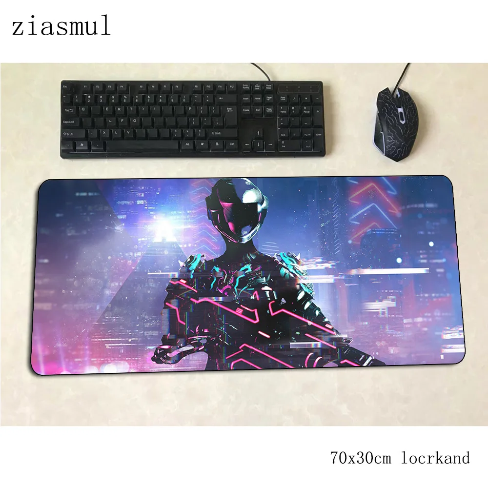 Коврик для мыши warframe, 70x30 см, игровой коврик для мыши, большой, натуральный каучук, офисный коврик для ноутбука, 3d коврик для мыши, игры, pc gamer, коврики