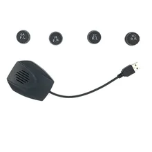 USB TPMS модульный инструмент, TPMS Беспроводная система контроля давления в шинах с 4 крышкой внешние датчики для Android 8,0 8,1 стерео