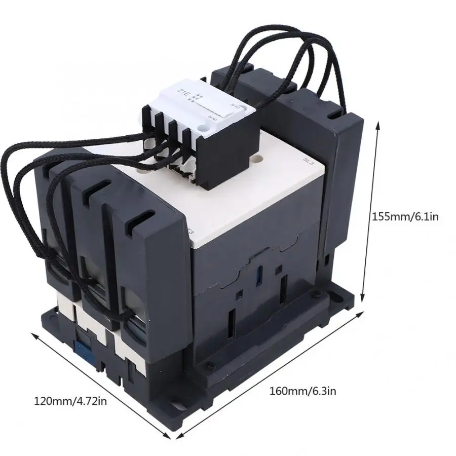 Контактор CJ19-115/21 переключатель контактор AC220V 115A 1NO 1NC конденсатор контактор бытовой ac модульный контактор