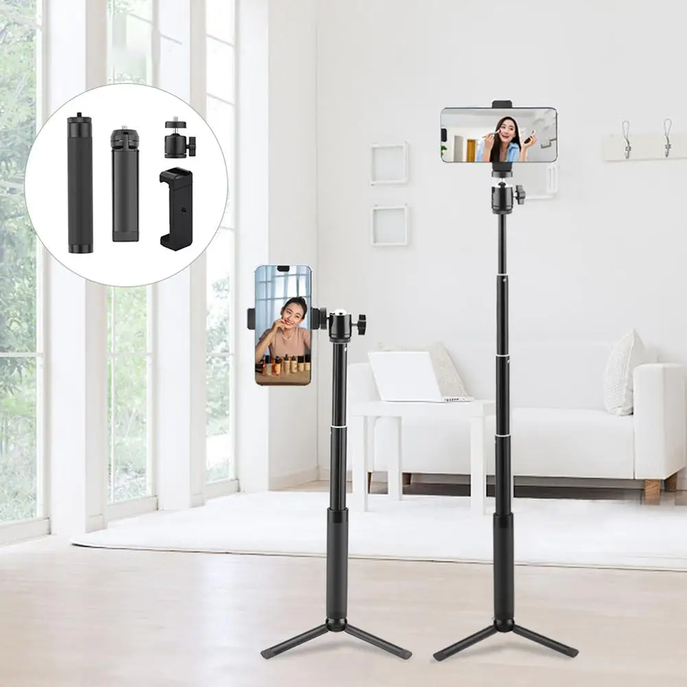 4 Piece/Set Cell Phone Live Broadcast Tripod Stand Desktop Selfie Extension Rod | Мобильные телефоны и аксессуары