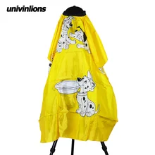 Univinlions 80*120 мультяшная Собака Дети Парикмахерская накидка салон-Парикмахерская принадлежности для укладки волос стрижка крышка тканевые ручки