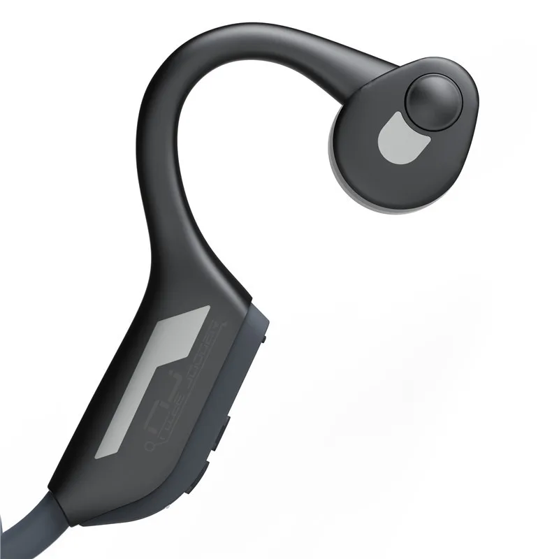 Bluetooth наушники с костной проводимостью, мужские спортивные наушники, не в ухо, висящие на шее, беспроводные бинауральные водонепроницаемые светящиеся наушники D8