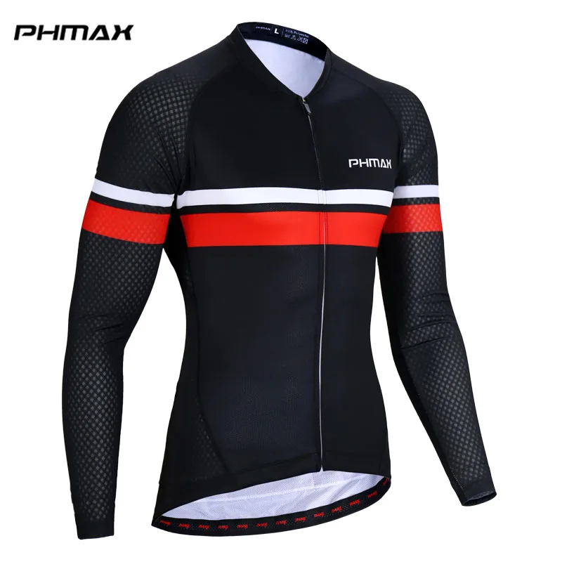 Long Cycling Jerseys PHMAX, Майки для велоспорта с длинным рукавом, одежда для велоспорта, быстросохнущая одежда для велоспорта, дышащая одежда для горного велосипеда - Цвет: Long Cycling Jerseys