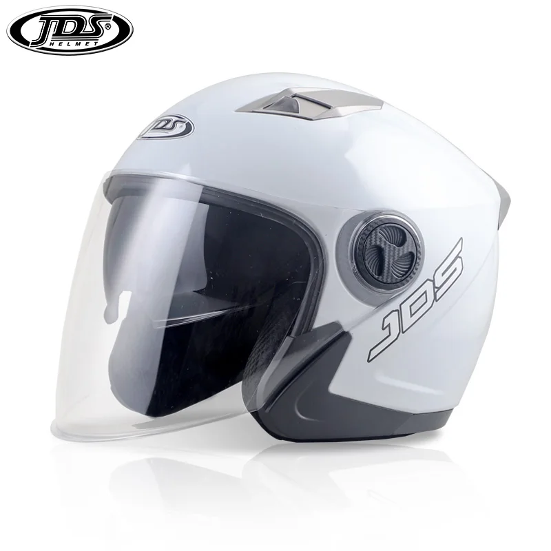 NENKI мотоциклетный шлем Мото шлем половина лица мотоциклетный шлем электрический защитный двойной объектив Мото шлем для женщин/мужчин - Цвет: JDS 838 A6