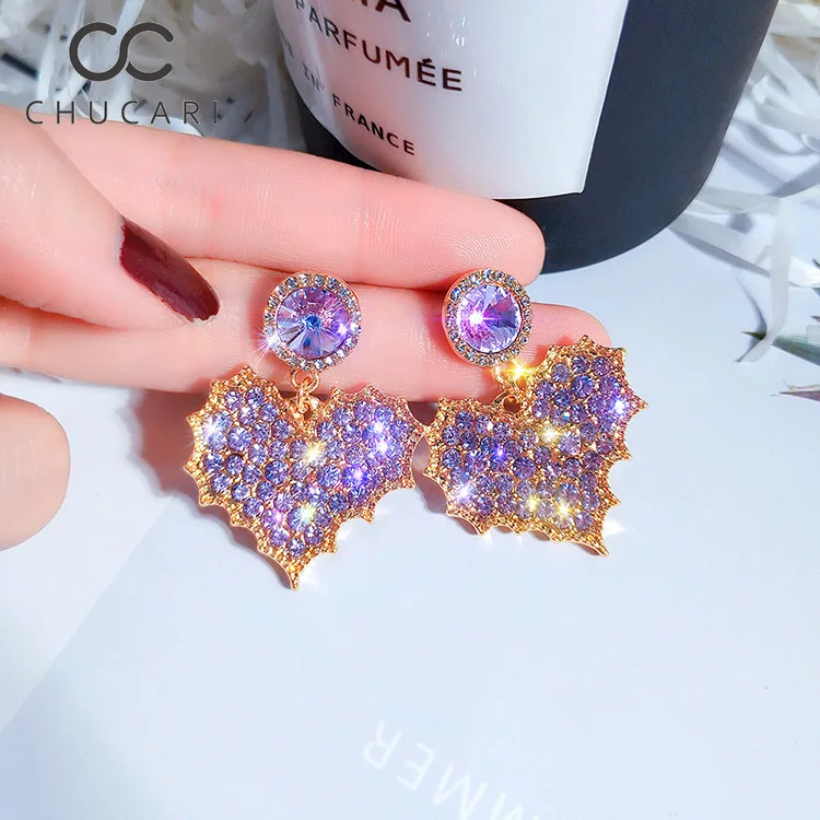Новые модные серьги подвески CHUCARI из серебра 2019 пробы в Корейском стиле с