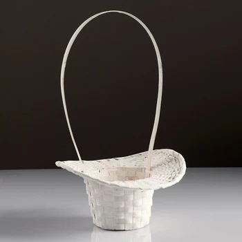 

Basket "Hat", white, 25 × 9/45 cm, bamboo 4427922
