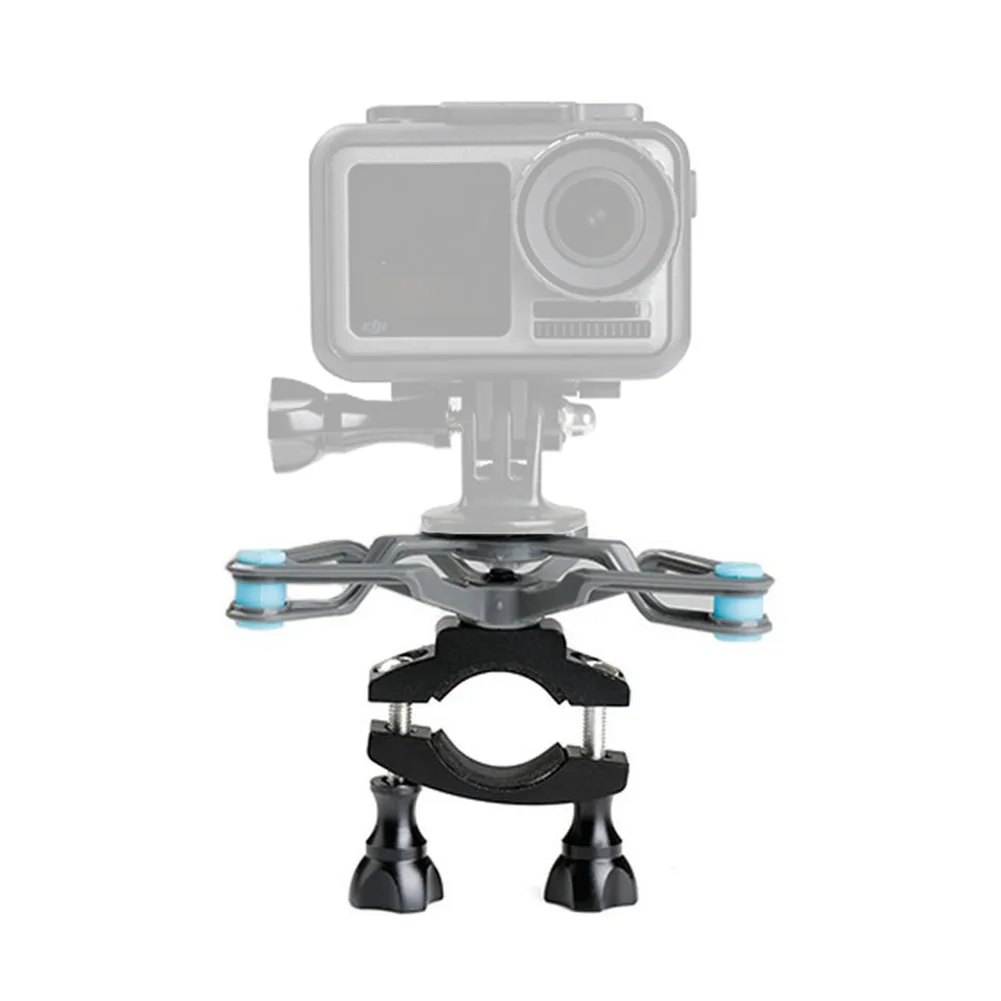 Аксессуары для камеры, велосипедный держатель для DJI Osmo Action, фиксированный зажим, штатив, Портативная подставка, держатель, антивибрационный велосипедный амортизатор
