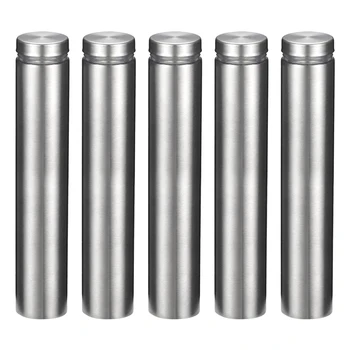 

uxcell Sign Standoffs Mounts Wall Glass Standoff Advertising Nails 19mm x 100mm 5pcs