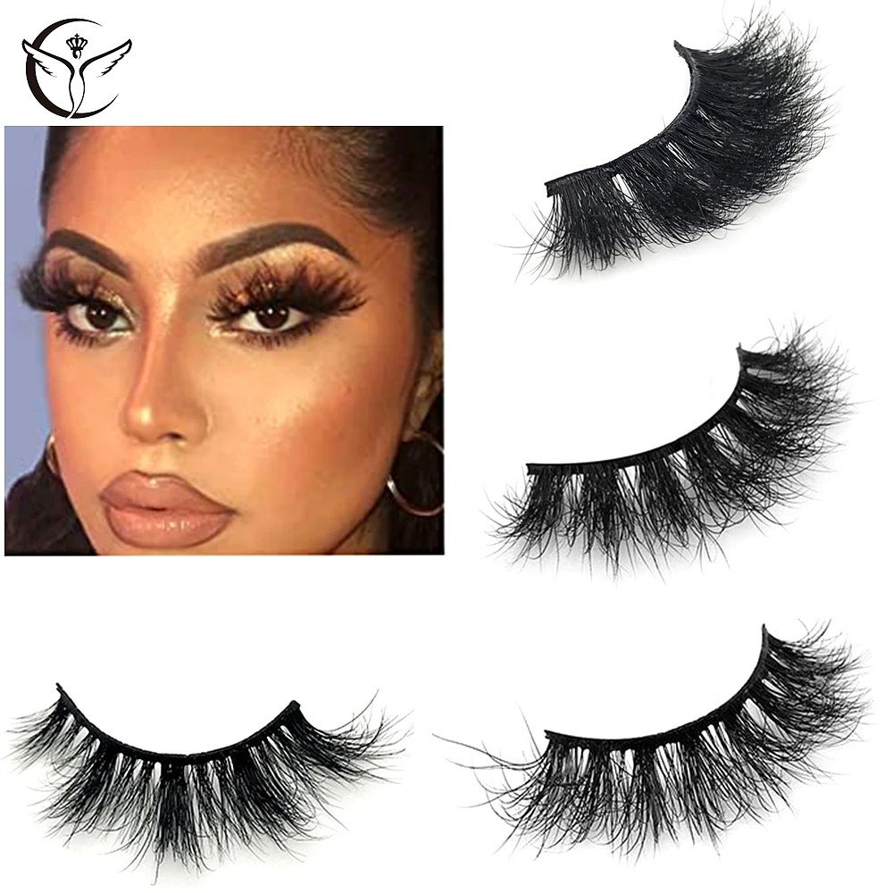 Норковые ресницы 3D норки HairLashes объем натуральный длинный толстый тонкими пышная