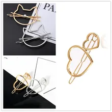 Timlee H048 Грация прекрасный персик сердце кошка котенок, зажим для волос заколки популярные аксессуары для волос оптом