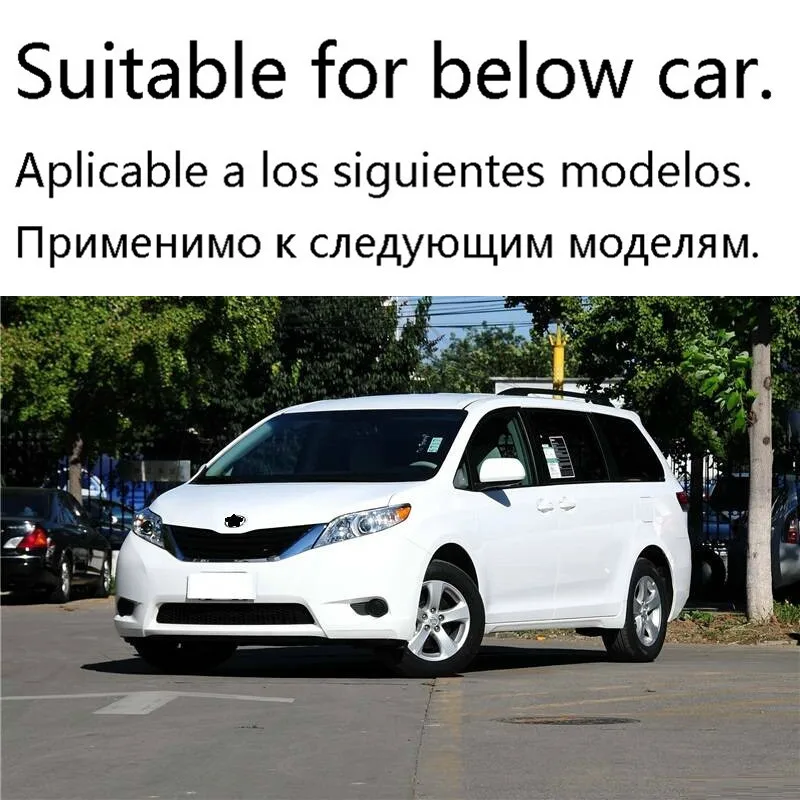 Хромированная Автомобильная интерьерная наклейка для сидений автомобиля с яркими блестками, декоративная отделка 11 12 13 14 15 16 17 18 19 для Toyota Sienna