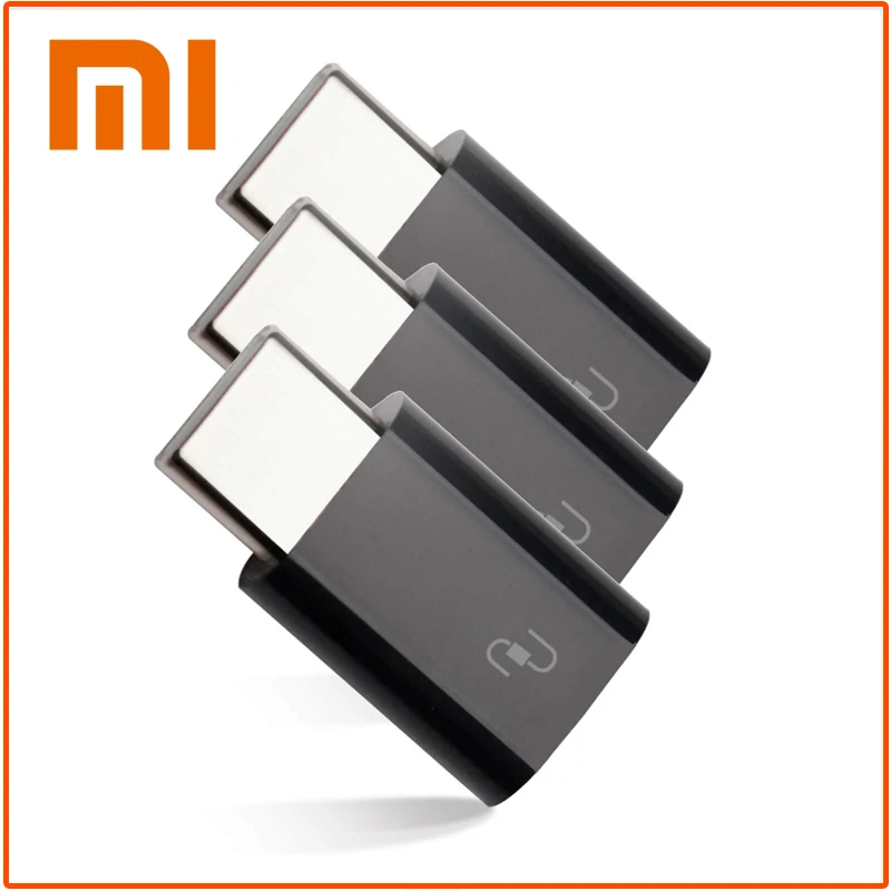 Оригинальный адаптер Xiaomi USB Type-C с разъемом Micro мама на 3 1 Тип C папа