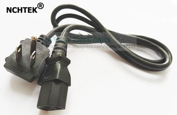 

NCHTEK USA Reverse Flat Nema 5-15P to IEC320 C13 Female Power Adapter Cable For LCD LED Wall Mount TV,1M/Free Shipping/2PCS