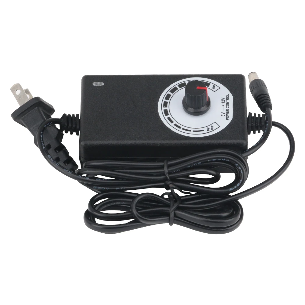 

DC3V-12V 2A Lighting Transformers Dimmable Power Adapter for US/EU Plug AC100-265V LED Driver no additional dimmers needed