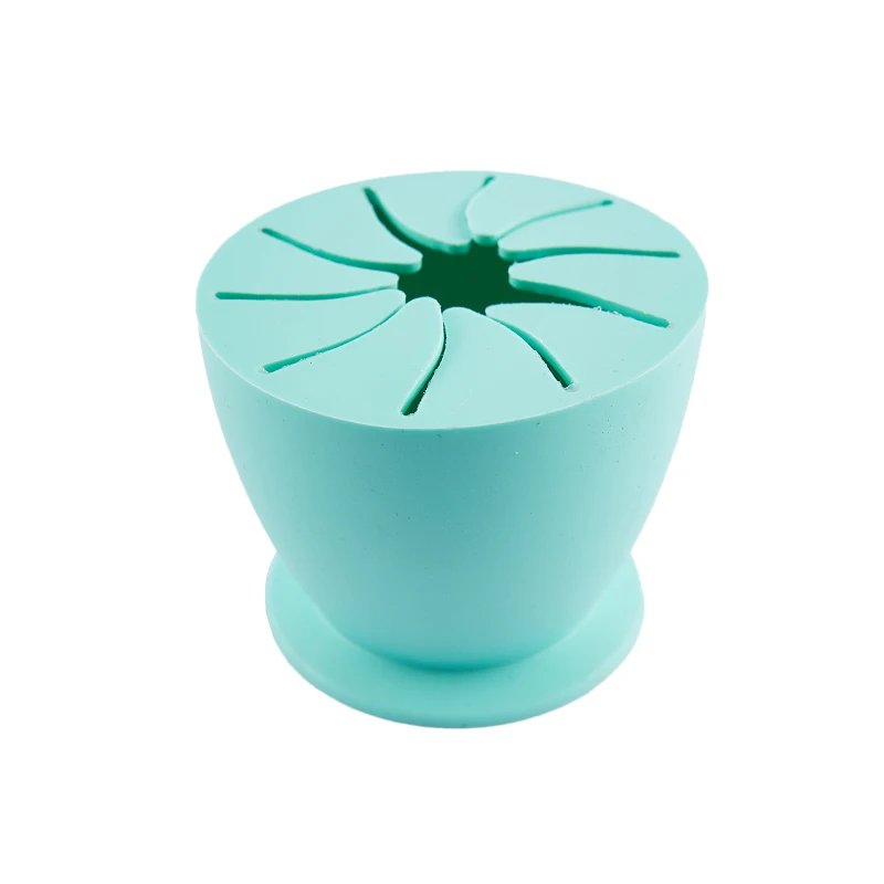 Desktop Garbage Collection Box Vinyl Scrap Collector With Suction Cup Silicone Storage Ball Waste Box Scrapbooking 