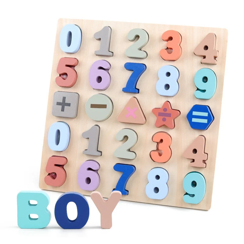 

30*30CM Wooden Geometric Shapes Montessori Puzzle Sorting Preschool Learning Educational Game Baby Toddler Toys for Children