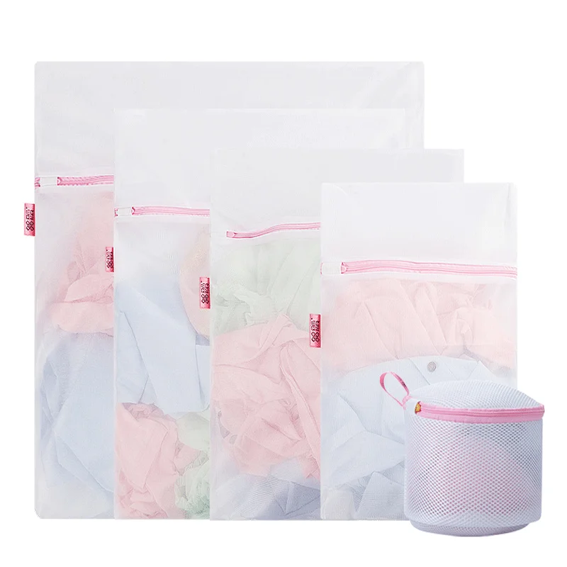 5 Piece Set Thickened Laundry Bag Clothing Care Bag Laundry Net Bag Family Underwear Care Bag Washing Machine Machine Wash 6