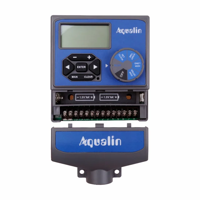 8 Stations Garden Automatic Irrigation DC 3V Input Controller Water Timer Watering System Used with 9-12 V DC Valve  #10467 3
