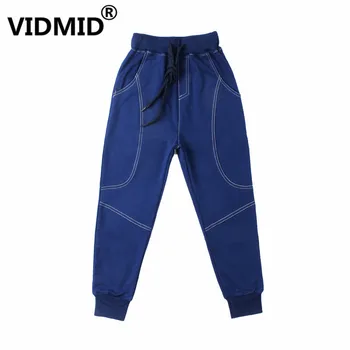 VIDMID Kids Pants 6-14years Boys Casual plaid Pants Kids Clothing Cotton Boys Long Trousers Children Boys Clothing pants 4102 34 1