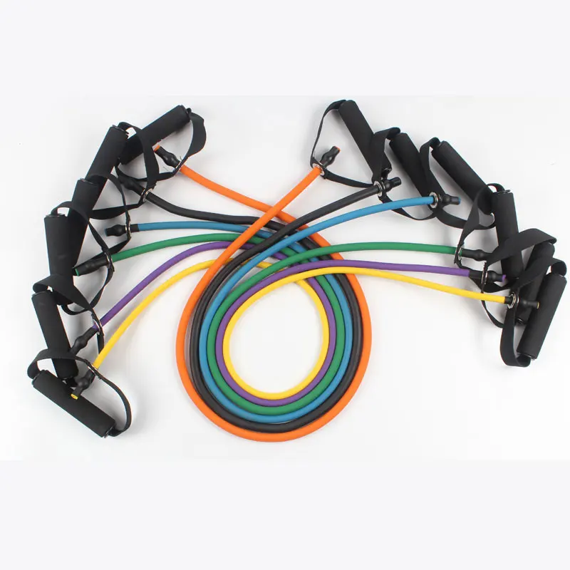 

120cm Elastic Resistance Bands Yoga Pull Rope Fitness Crossfit Workout Exercise Tube Rubber Tensile ExpanderPractical Training