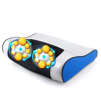 

1pc Infrared Heating Neck Shoulder Back Body Electric Massage Pillow Shiatsu Massager Device Cervical Healthy Massage Relaxation