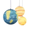 Planet Pendant Lights Sun Earth Moon Novelty Creative Atmosphere Light  Hanging Lamp Bedroom Home Decoration Hallway Luminaire 6