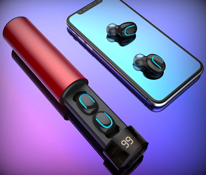 Ottwn Q67 TWS беспроводные наушники 3D стерео мини Bluetooth гарнитура 5,0 с двойным микрофоном спортивная водонепроницаемая гарнитура Авто сопряжение гарнитура
