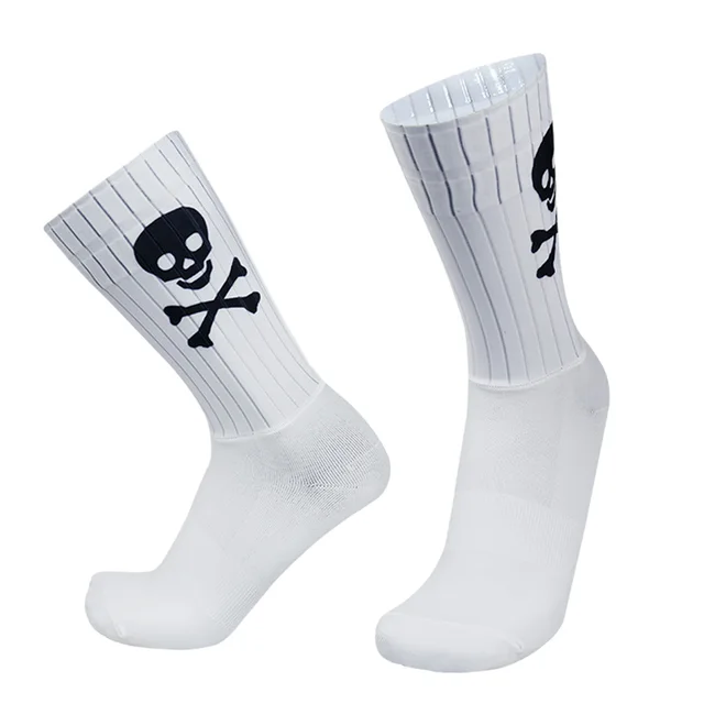 Sureste agujero Jarra New Aero Skull Sports Silicone Non-slip Cycling Socks Pro Outdoor Racing  Bike Socks Road Running Socks Calcetines Ciclismo - Sports Socks -  AliExpress