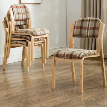 

Household Chair, Cloth Art, Coffee Stool, Dining Chair, Modern Simple Desk, Chair, Backrest, European Chair, Stool, Single Woode