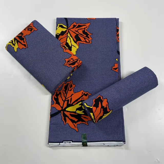 2021 New Hot Sale African Wax Fabric Cotton Material Nigerian Ankara Block Prints Batik Dutch High Quality Sewing Cloth VL-40 23