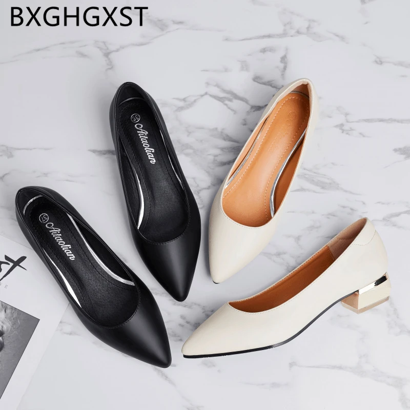 ladies black pump shoes