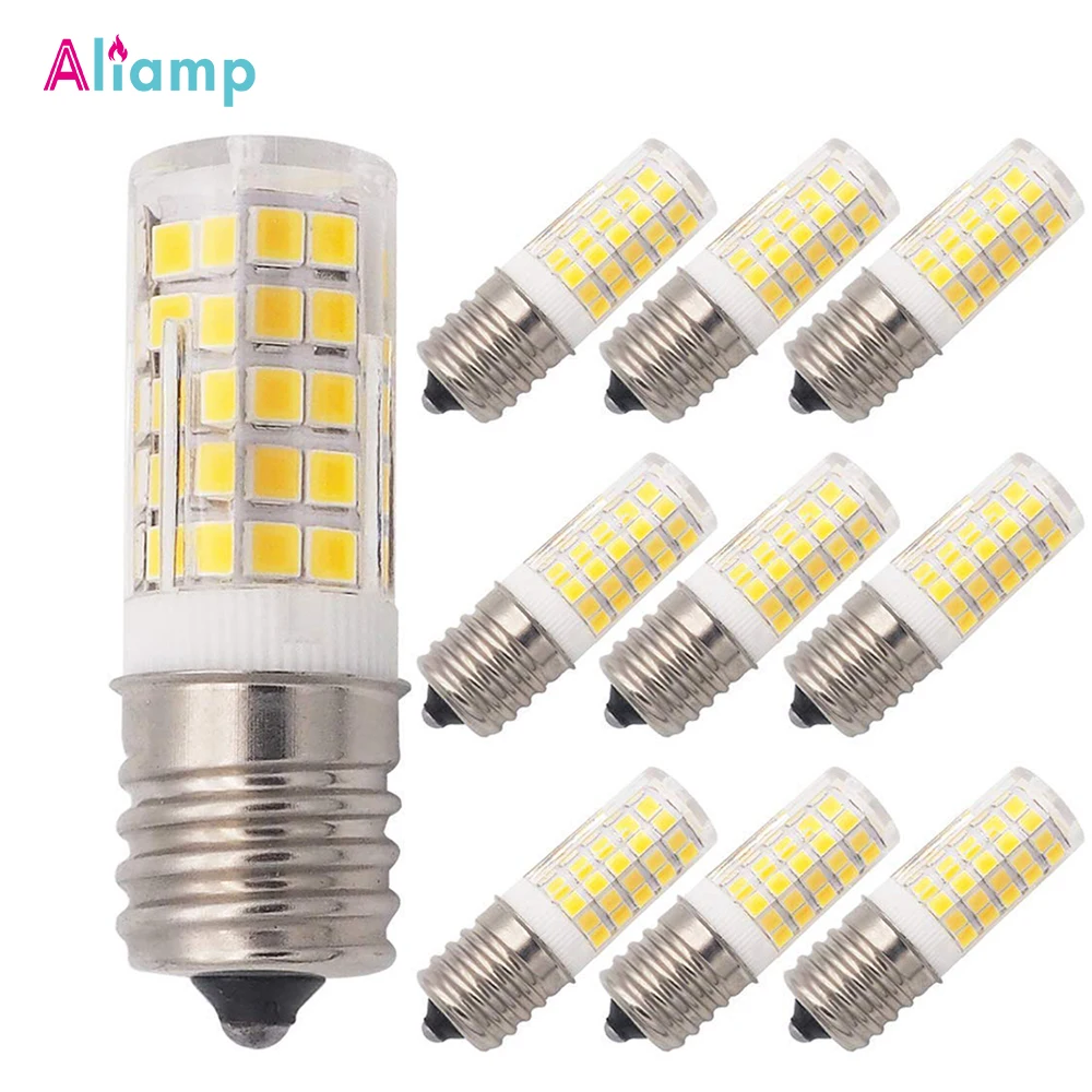 E17 светодиодный лампы подсветки для СВЧ 6 Вт AC 110/220V 2835 SMD Керамика Эквивалент