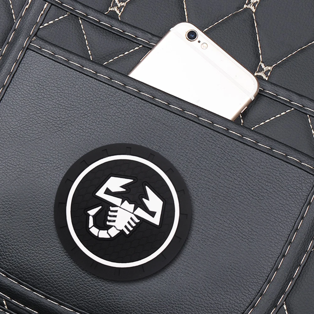 

Fiber leather Car Seat Backrest Anti Kick Pad Leather Anti Dirty Mat Back Anti-kick cover For Abarth 500 Stilo Ducato Palio