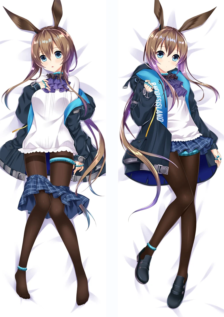 S13 Аниме Arknights Skyfire Dakimakura Чехол с персонажами Exusiai& Ifrit Bolster чехол Amiya Hugs чехол для подушки - Цвет: S13