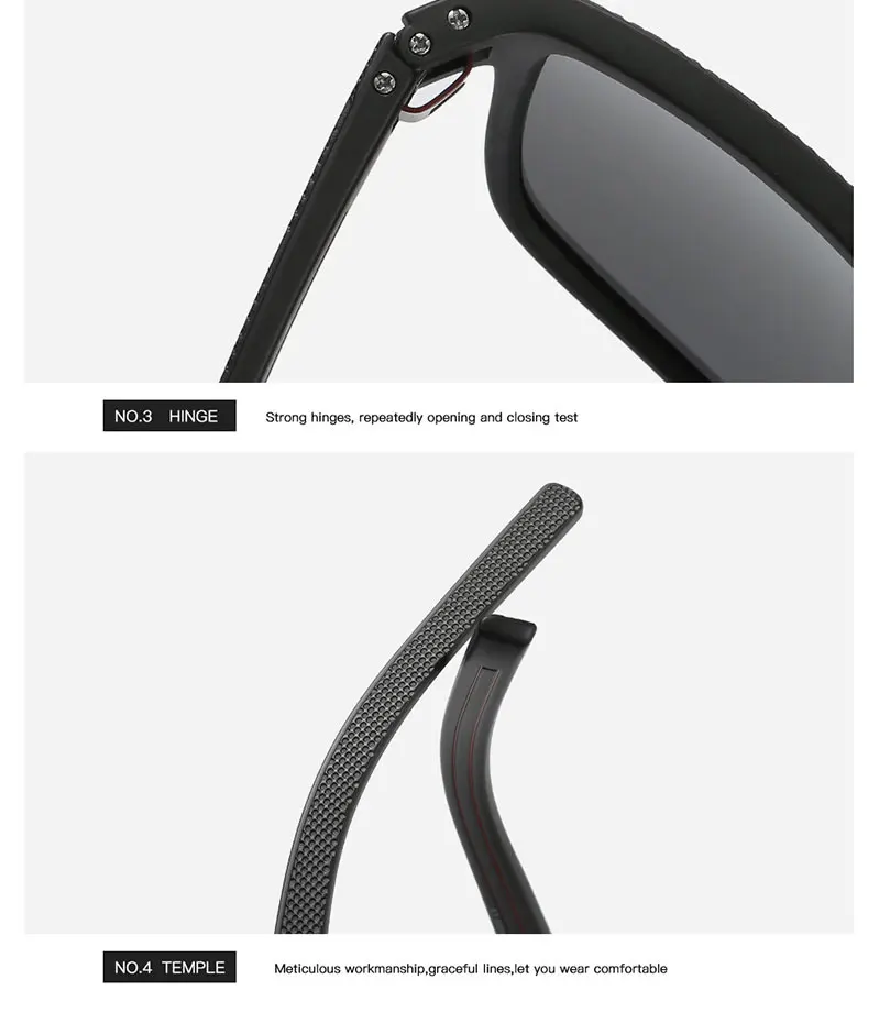 SIMPRECT TR90 поляризационные солнцезащитные очки мужские водительские UV400 квадратные солнечные очки Ретро Винтажные Солнцезащитные очки для мужчин антибликовые очки