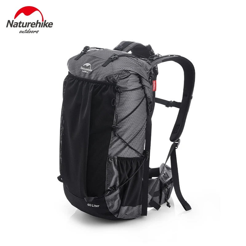 Туристический рюкзак (Naturehike/40-60 л/2 цвета) с алюминиевой рамой