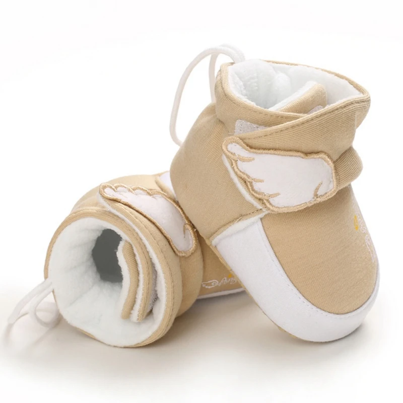 

Baby Boys Girls Winter Snow Boots Cashmere Cotton Shoes Infants Warm Anti-slip Booties 0-18 Months
