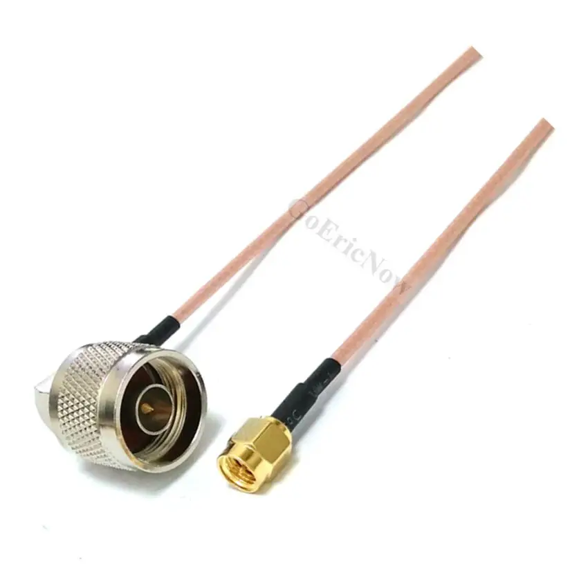 5 pcs RF Coaxial 50ohm Right Angle/Straight RP-SMA/SMA Male/Female to Angle N Male for RG316 Jumper Cable Connector(15cm) | Обустройство