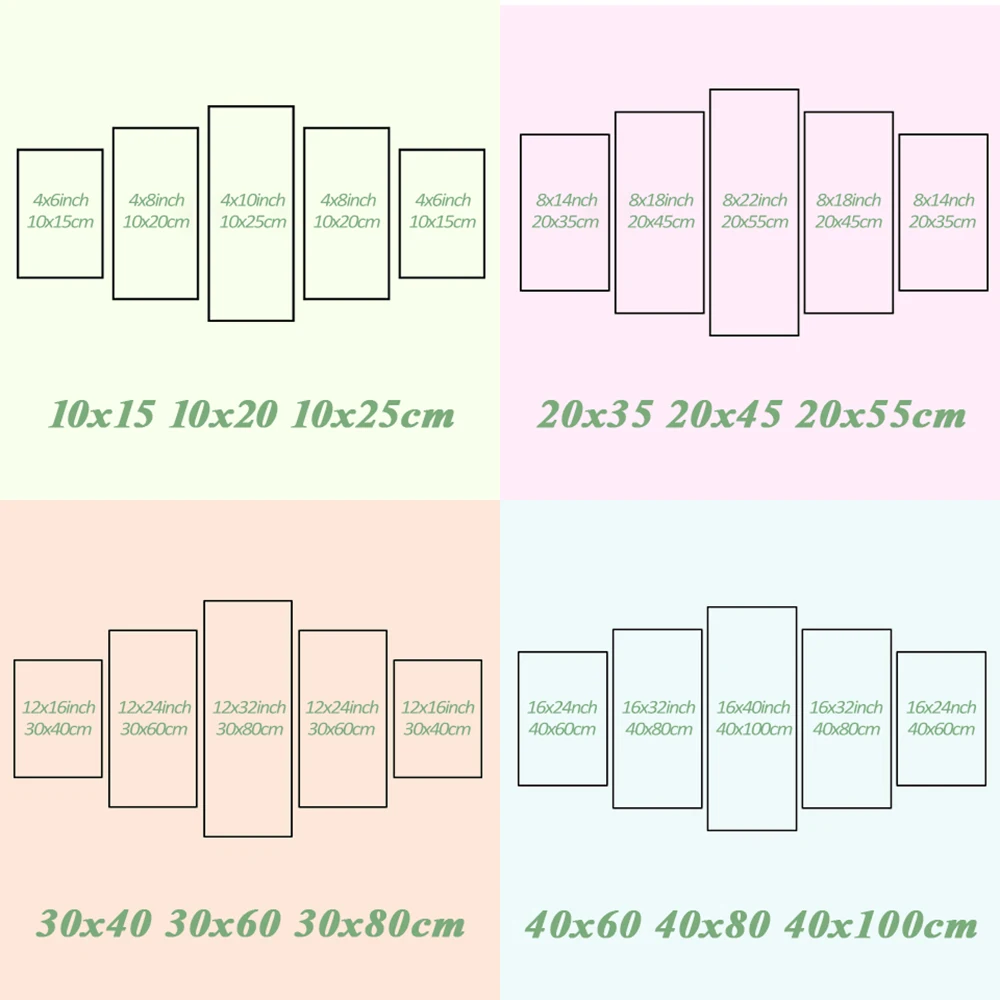 Canvas-Printed-Pictures-Wall-Art-Painting-5-Panel-Nurburgring-Rally-Road-Home-Decoration-Module-Poster-For