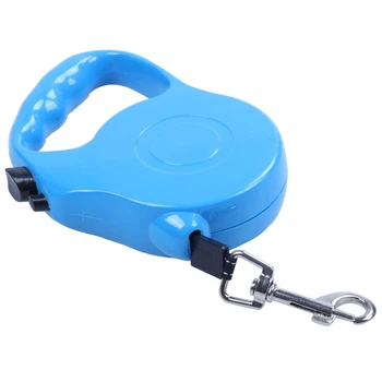 

New-5M Pet Automatic Retractable Traction Belt Adjustable Pet Dog Leash Collar Puppy Walking Extension Leads (blue)