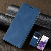 Кожаный чехол бумажник для Samsung Galaxy S20 Ultra телефона с магнитным