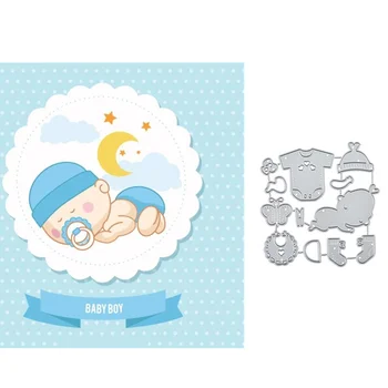 

Kokorosa Metal Cutting Dies New 2019 Baby&Clothes Marry Christmas Dies Scrapbooking Album Die Cut Embossing Stencil Decor
