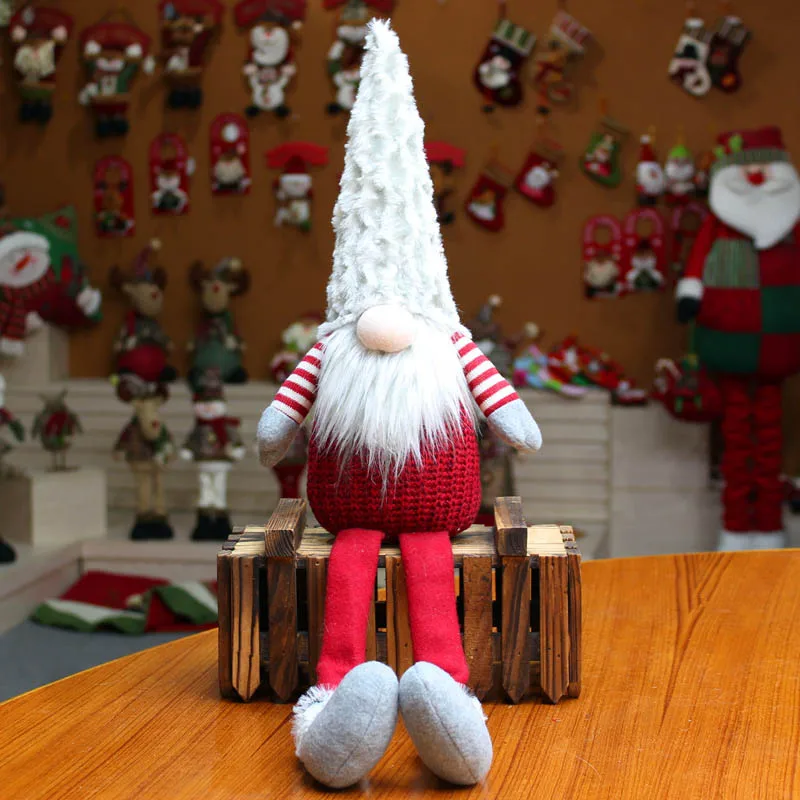 Шведский гном, плюшевая кукла Санта Клаус, рождественские украшения, безликая кукла, вечерние украшения для дома, подарок на Новый год