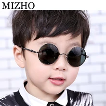 MIZHO легкие детские солнцезащитные очки суперзвезды для девочек, круглая оптика с защитой от ультрафиолетовых лучей, солнцезащитные очки для мальчиков, высокое качество