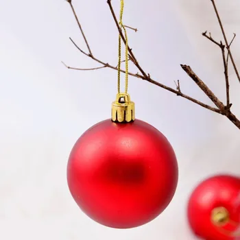 

60Pcs/set Matte Christmas Tree Decor Ball Bauble Xmas Party Hanging Ball Ornament Decorations For Home Christmas Party Supplies.
