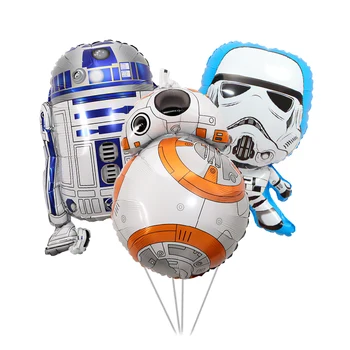 

1pcs Star Wars Balloon Pirates Theme Party Decoration Birthday Party Supplies Kids Toys R2D2 BB8