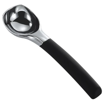 

Stainless Steel Ice Cream Scoop with Ergonomic Non-Slip Handle, No-Thaw, Dishwasher Safe Food Kitchen Tool